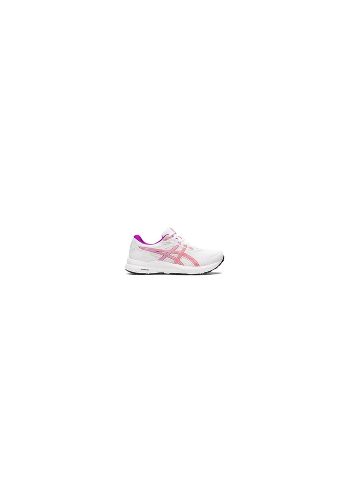 ZAPATILLAS GELCONTEND 8 1012B320  101 WHITE/RED ALERT  MUJER