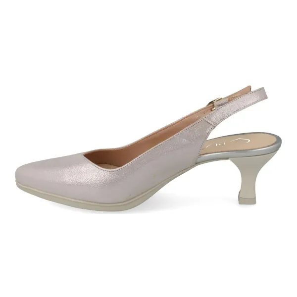 ZAPATOS DESTALONADOS MUJER MOD. MARGOT PLATA