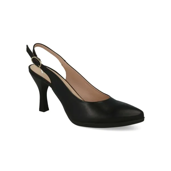ZAPATOS FIESTA MUJER COMODOS MOD. ABEBA NEGRO