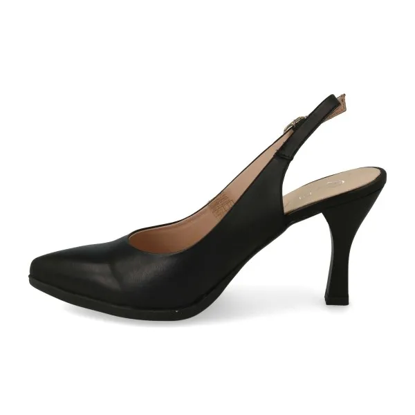 ZAPATOS FIESTA MUJER COMODOS MOD. ABEBA NEGRO