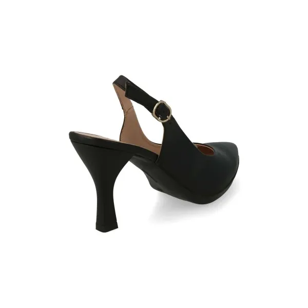 ZAPATOS FIESTA MUJER COMODOS MOD. ABEBA NEGRO